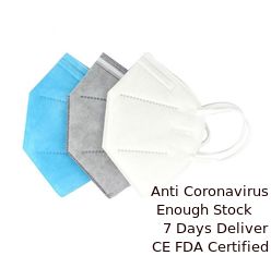 چین ماسک صورت محافظت شده در برابر تنفس 3D تاشو FFP2 ماسک صورت ضد آب با Earloop تامین کننده
