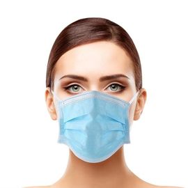 ماسک صورت یکبار مصرف نرم فیلتراسیون بالا مضراب غیر بافته دهان غیر بافته تامین کننده