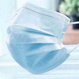 ماسک صورت یکبار مصرف یکبار مصرف آبی 3 لایه برای صنعت / هتل تامین کننده