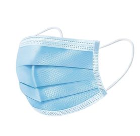 ماسک صورت یکبار مصرف آبی 25g PP پارچه بدون پارچه OEM / ODM تامین کننده