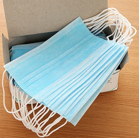 محافظت از صورت ماسک صورت Earloop 3 Ply با استفاده از سوراخ قابل تنظیم تامین کننده