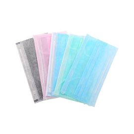 ماسک تنفسی یکبار مصرف سازگار با محیط زیست ، 3 ماسک صورت بافته نشده Ply تامین کننده