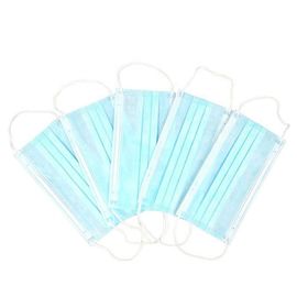یکبار استفاده از ماسک صورت Earloop ایمنی شخصی ضد آب سبک وزن تامین کننده