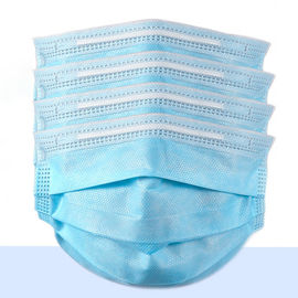 یکبار استفاده از ماسک صورت Earloop ایمنی شخصی ضد آب سبک وزن تامین کننده