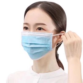 ماسک های صورت 3 مایع یکبار مصرف نرم مراقبت از / ماسک های تنفسی ساختمانی تامین کننده